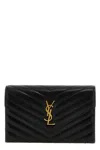 Saint Laurent Monogram Wallet In Black