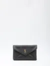 Saint Laurent Envelope Cross-body Large Bag In Black