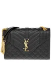 SAINT LAURENT SAINT LAURENT ENVELOPE MEDIUM LEATHER SHOULDER BAG