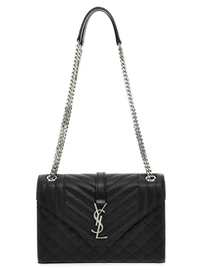 Saint Laurent Women's Envelope S Crossbody Bag In Black