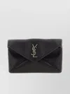 Saint Laurent Envelope-shaped Card Holder Exudes Style In Black
