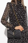 Saint Laurent 'envelope' Shoulder Bag In Black