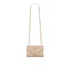 Saint Laurent Envelope Small Bag In Sand