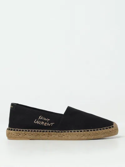 Saint Laurent Espadrillas Men Fabric Black