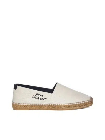 Saint Laurent Espadrilles In White