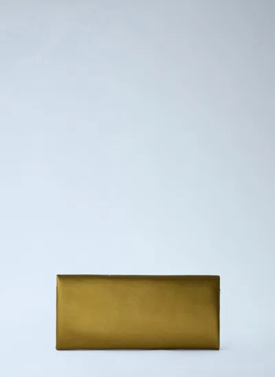 Saint Laurent Evening Clutch In Green