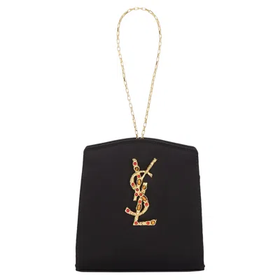 Pre-owned Saint Laurent Evening Mini Bracelet Bag 'black' | Women's Size Onesize