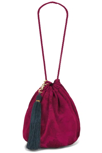 Saint Laurent Evening Pochon Round Bag