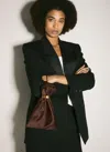 Saint Laurent Evening Pouch In Burgundy