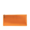 Saint Laurent 'evening' Satin Clutch In Orange