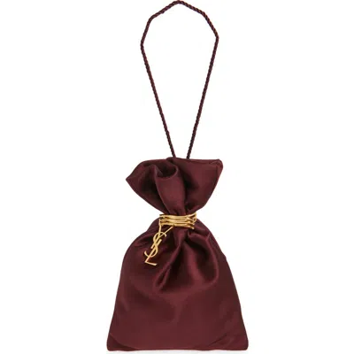 Saint Laurent Evening Satin Pouch
