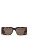 Shop Saint Laurent Eyeglass Sl 654 In Brown