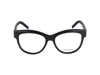 Saint Laurent Eyewear Square Frame Glasses In Black