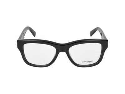 Saint Laurent Eyeglasses In Havana Havana Transparent