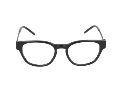 Saint Laurent Eyeglasses In Black Black Transparent