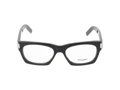 Saint Laurent Eyeglasses In Havana Havana Transparent