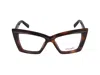 Saint Laurent Eyeglasses In Havana Havana Transpa