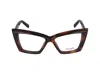 Saint Laurent Eyeglasses In Havana Havana Transpa