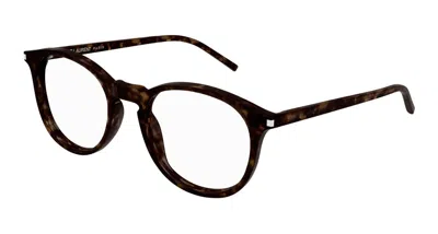 Saint Laurent Sl Eyeglasses In Brown
