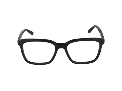 Saint Laurent Eyeglasses  Sl 672 001 Black Black Transparent 55/18/145 In Neutral