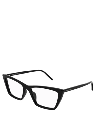 Saint Laurent Sl 737ica Thin Opt-001 Black-black-transparent