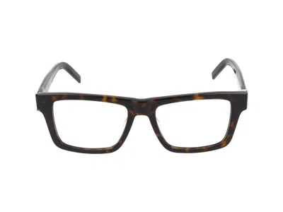 Saint Laurent Eyeglasses  Sl M10_b 002 Havana Havana Transparent 52/17/140 In Orange