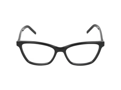Saint Laurent Eyeglasses  Sl M128 001 Black Black Transparent 53/16/145
