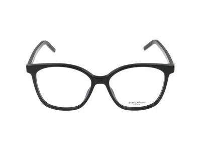 Saint Laurent Eyeglasses  Sl M162 001 Black Black Transpare 55/16/145