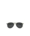 Saint Laurent Eyewear Aviator Frame Sunglasses In Black