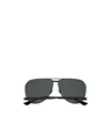 Saint Laurent Black Sl 690 Dust Sunglasses In Black