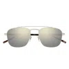Saint Laurent Eyewear Sunglasses In Beige