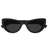 Saint Laurent Black Sl 676 New Wave Sunglasses In Black