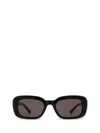 Saint Laurent Sl M130 Rectangle-frame Sunglasses In Black