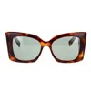 Saint Laurent Eyewear Sunglasses In Brown