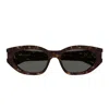 Saint Laurent Eyewear Sunglasses In Brown