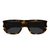 Saint Laurent Eyewear Square Frame Sunglasses In Brown