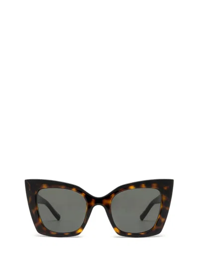 Saint Laurent Eyewear Butterfly Frame Sunglasses In Multi