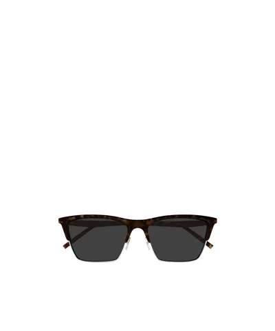 Saint Laurent Eyewear Cat-eye Frame Sunglasses In Black