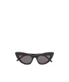 Saint Laurent Eyewear Cat-eye Frame Sunglasses In Black