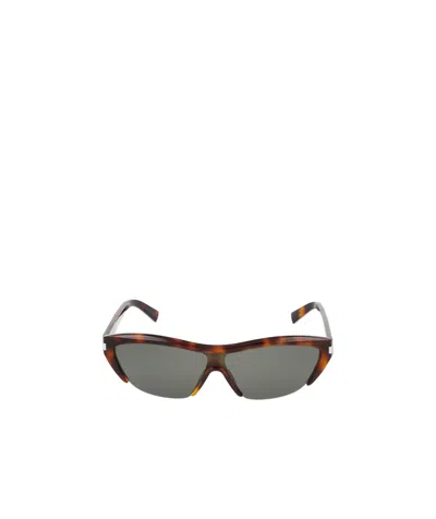 Saint Laurent Eyewear Cat-eye Frame Sunglasses In Gray
