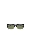 Saint Laurent Eyewear Cat-eye Frame Sunglasses In Green