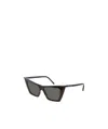 Saint Laurent Eyewear Cat-eye Sunglasses In Gray