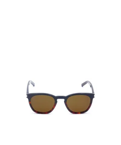 Saint Laurent Eyewear Classic Sl28 Sunglasses In Brown