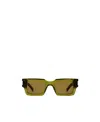 Saint Laurent Eyewear Core Square Frame Sunglasses In Green