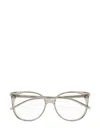 Saint Laurent Eyewear Eyeglasses In Beige