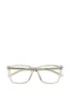 Saint Laurent Square-frame Glasses In Beige