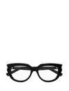 Saint Laurent Sl 828 Linea Corner Angle 001 Black Glasses In Black