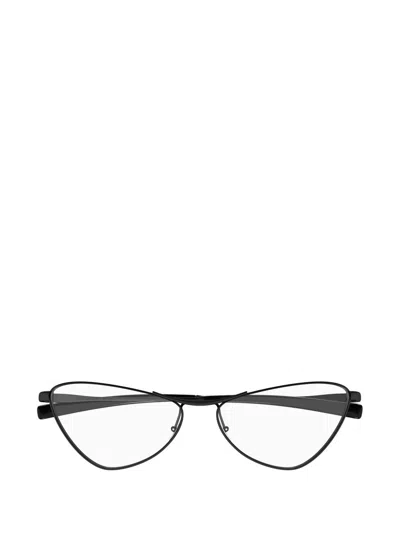 Saint Laurent Black-black-transparent Metal Glasses