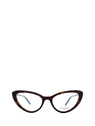 Saint Laurent Eyewear Eyeglasses In Brown