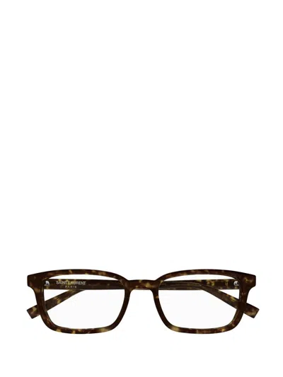 Saint Laurent Eyewear Eyeglasses In Burgundy
